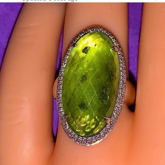 Dark Mystifying Tanzanite Emerald Cut Ring Gorgeous! - Picture 15 of 16